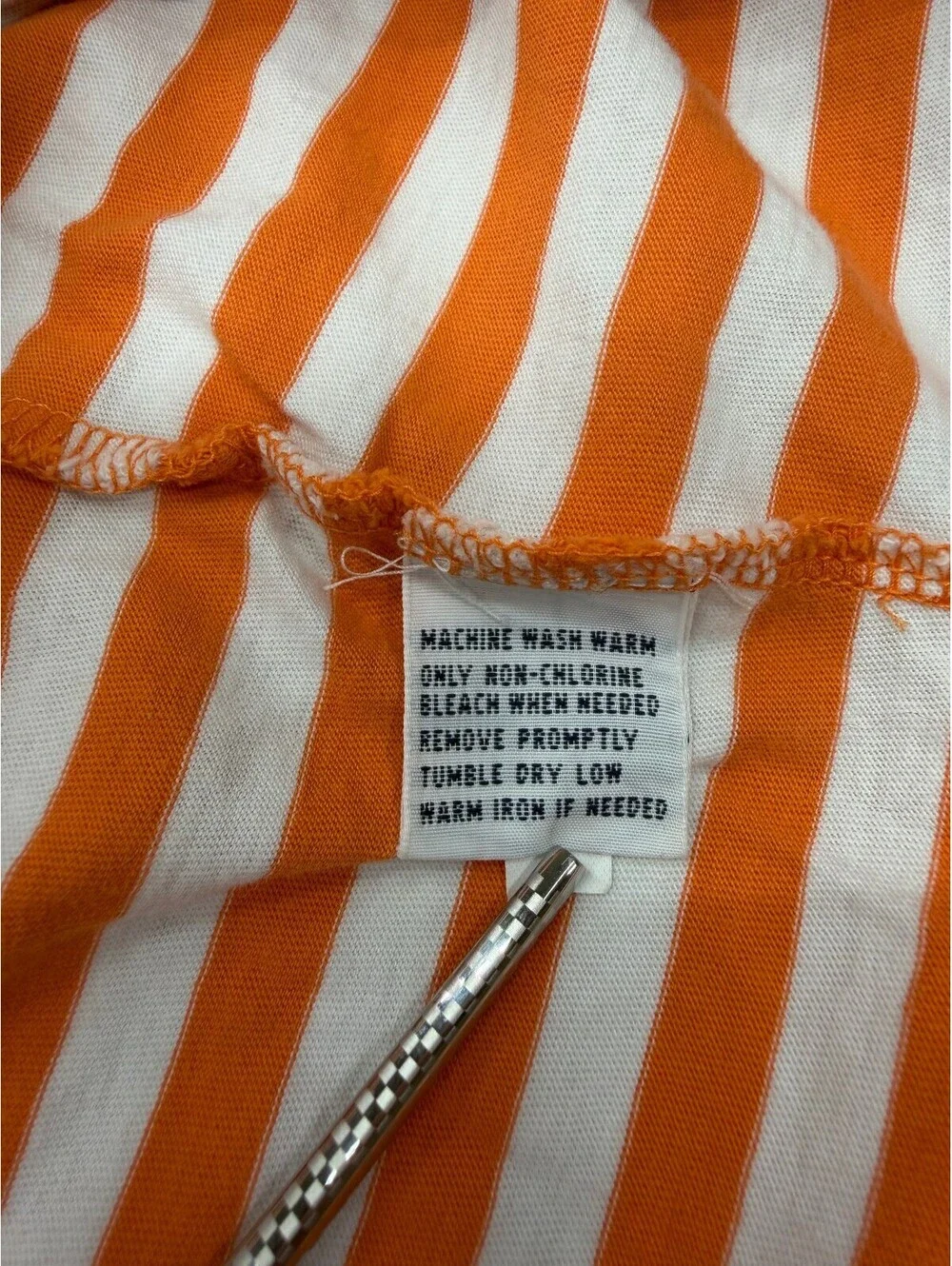 POLO Ralph Lauren Men's Polo Shirt Striped Short Sleeve Size Large Orange